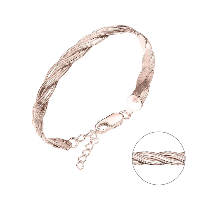 Sterling Silver Pink Gold 1 MICRON