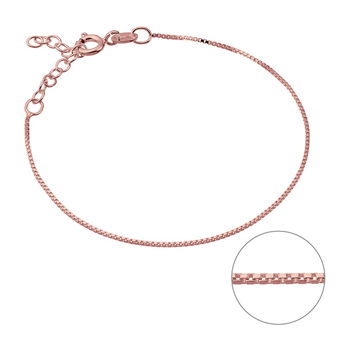 Sterling Silver Pink Gold 1 MICRON