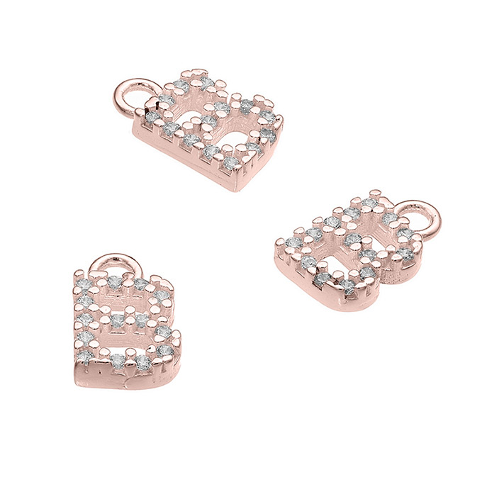 Sterling Silver Pink Gold 1 MICRON