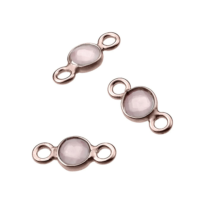 Sterling Silver Pink Gold 1 MICRON