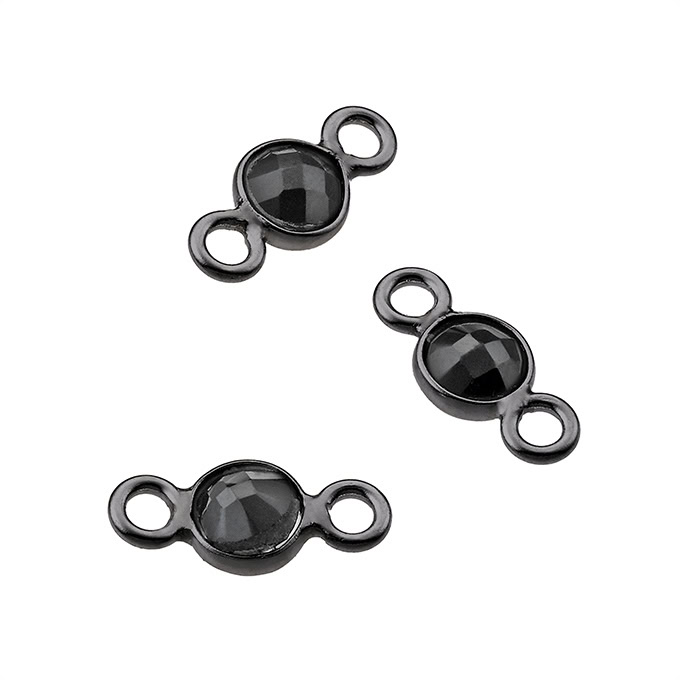 Sterling Silver Black Rhodium