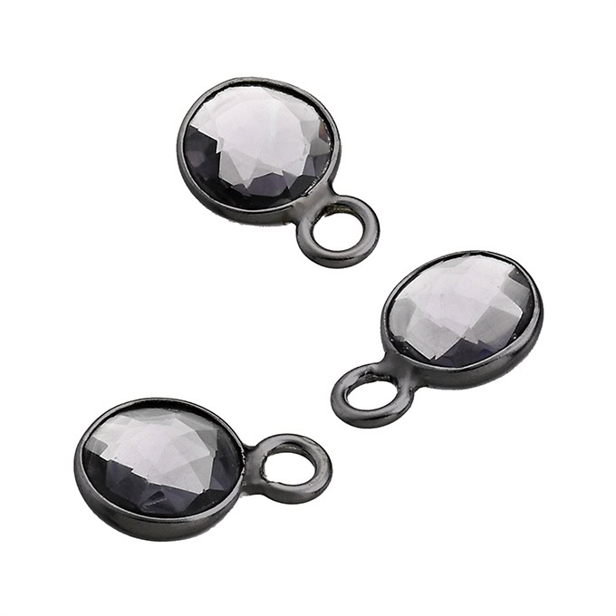 Sterling Silver Black Rhodium