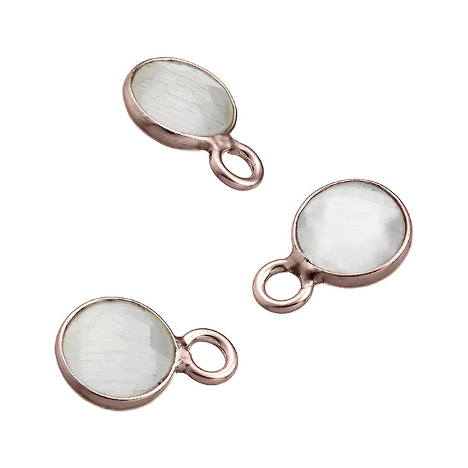 Sterling Silver Pink Gold 1 MICRON