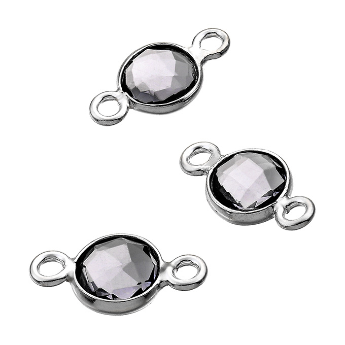 Sterling Silver White Rhodium