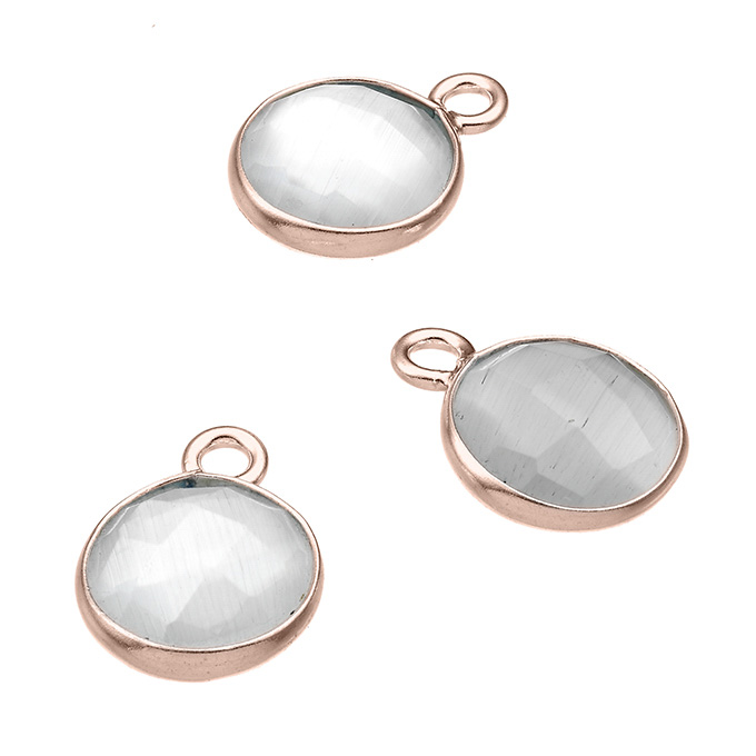 Sterling Silver Pink Gold 1 MICRON