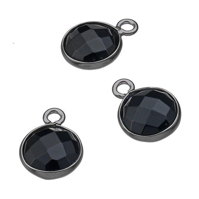 Sterling Silver Black Rhodium