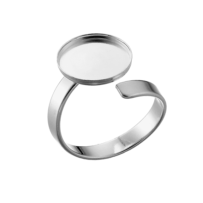 Sterling Silver White Rhodium