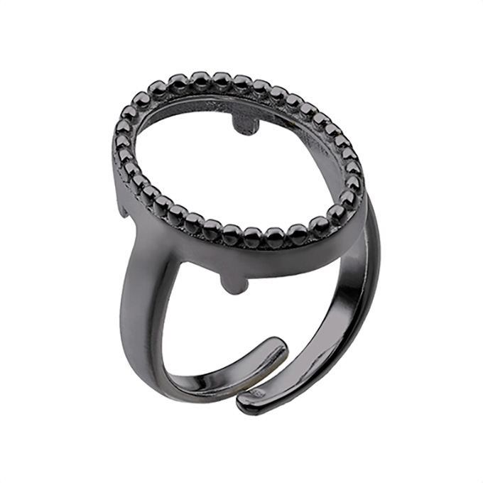 Sterling Silver Black Rhodium