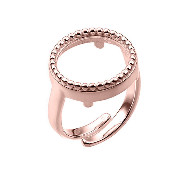 Sterling Silver Pink Gold 1 MICRON