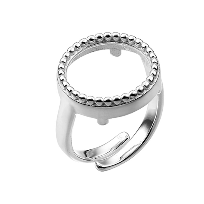 Sterling Silver White Rhodium