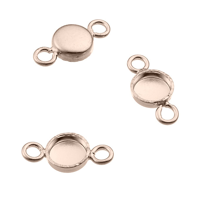 Sterling Silver Pink Gold 1 MICRON