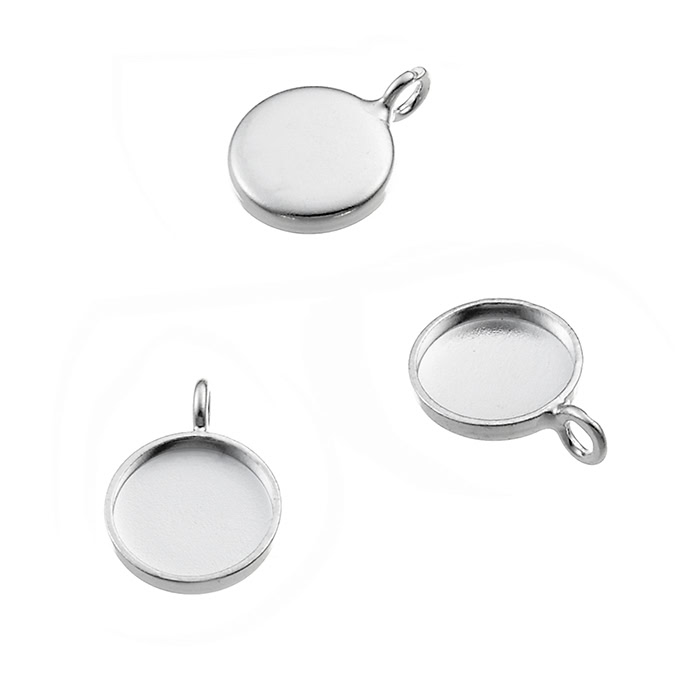 Sterling Silver White Rhodium