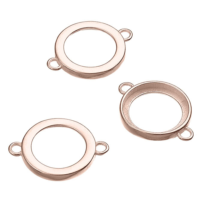 Sterling Silver Pink Gold 1 MICRON