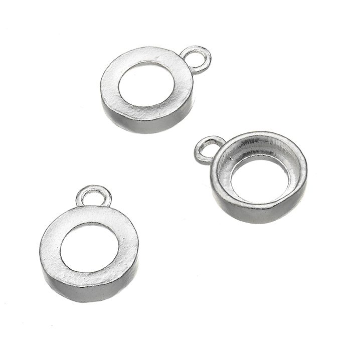 Sterling Silver White Rhodium