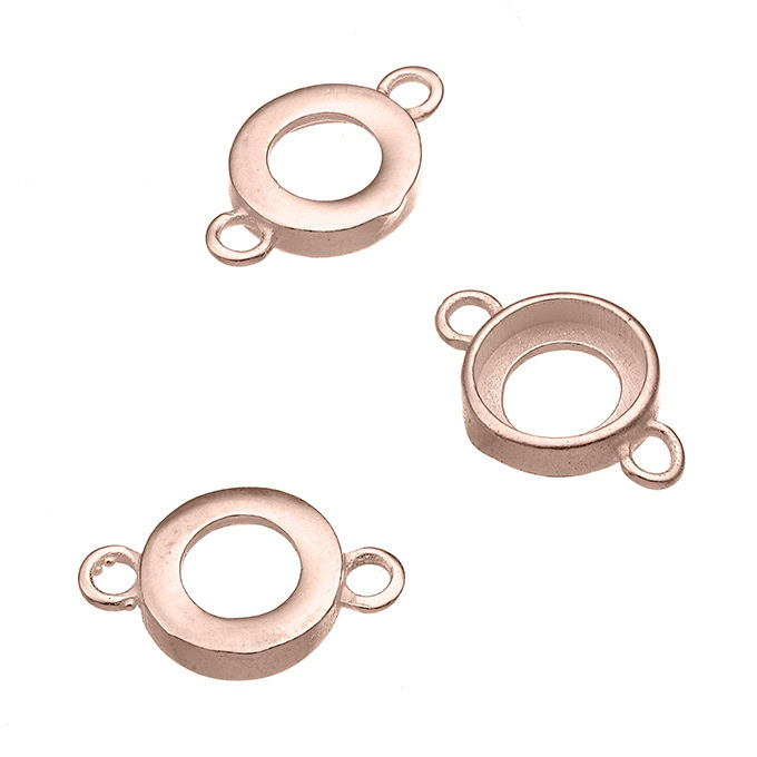 Sterling Silver Pink Gold 1 MICRON