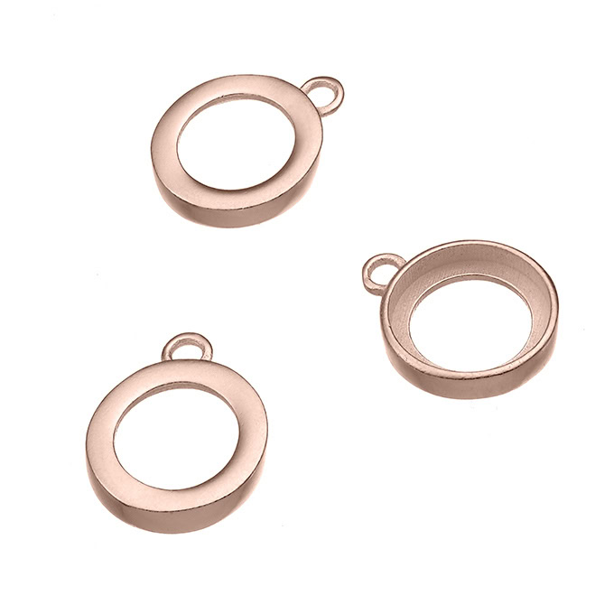 Sterling Silver Pink Gold 1 MICRON