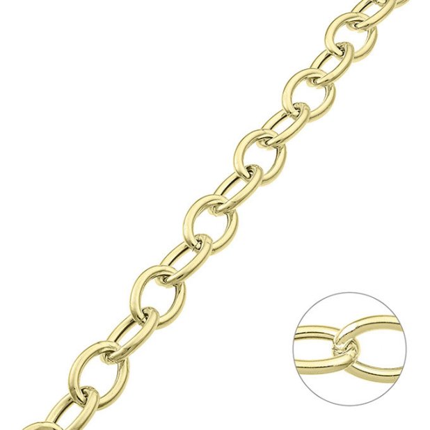 Sterling Silver Yellow Gold 3 MICRONS