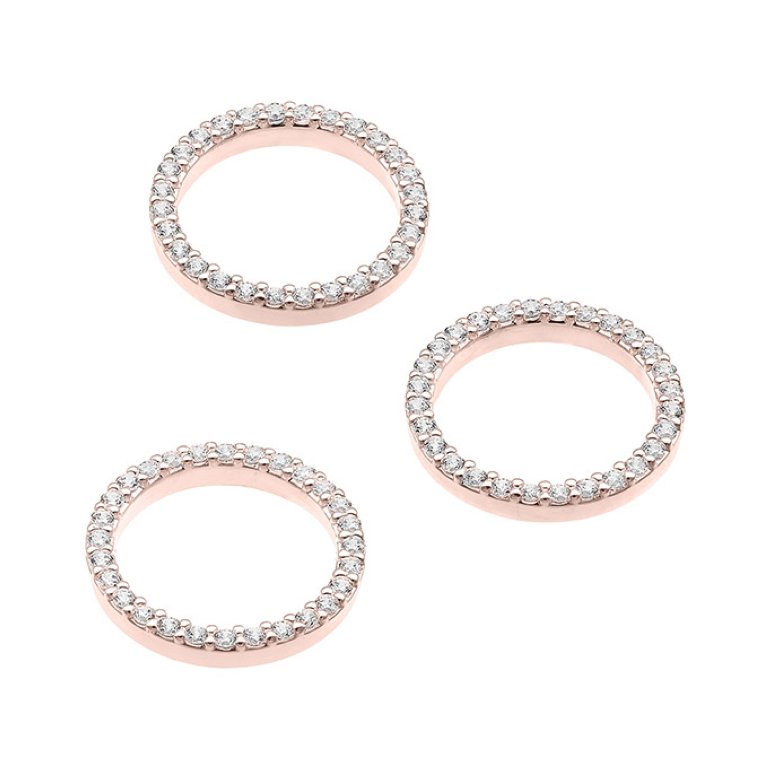 Sterling Silver Pink Gold 1 MICRON