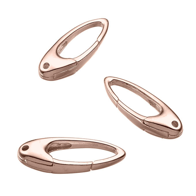 Sterling Silver Pink Gold 1 MICRON