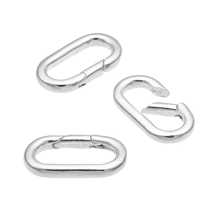 Karabiner oval 18x9mm (3Stk)