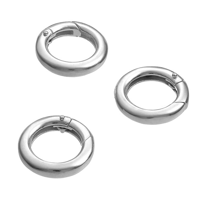 Sterling Silver White Rhodium