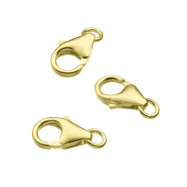 GOLDFILLED – Chiusure a pera 11,9mm con anello (10pz)