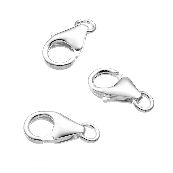 Carabiner clasps 14,5mm with ring (10pcs)