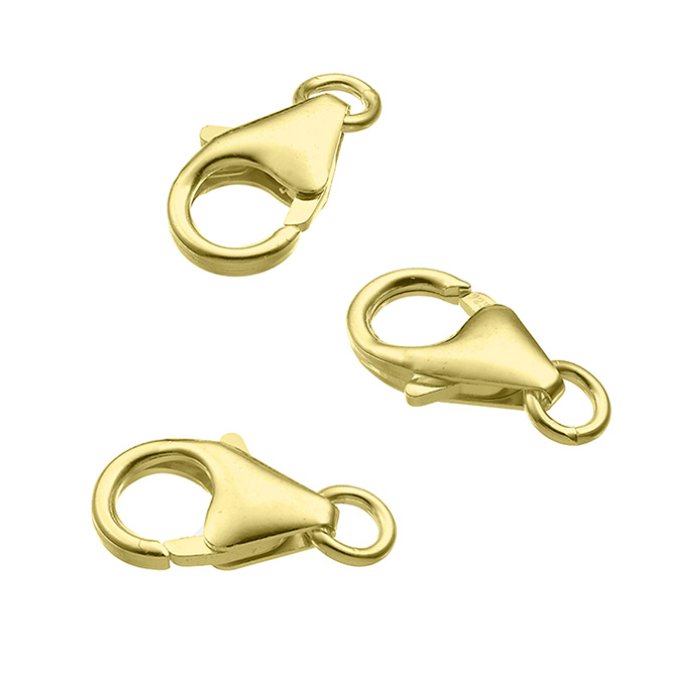 GOLDFILLED – Chiusure a pera 8,2mm con anello (10pz)