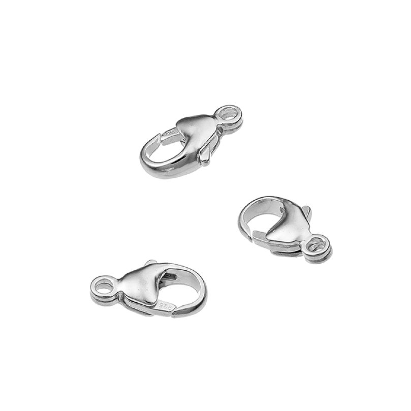 Sterling Silver White Rhodium