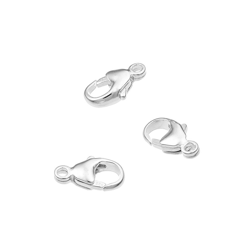 11,4mm carabiner clasps with ring (approx. 20pcs)