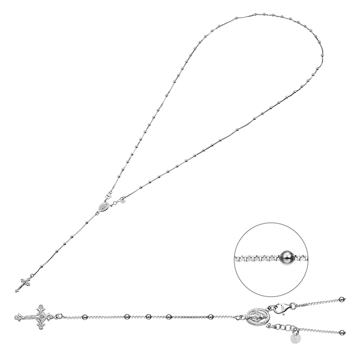 Rosario 60cm palline 3mm (1pz)