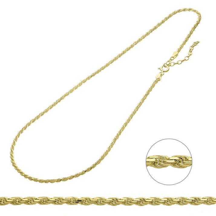 Sterling Silver Yellow Gold 1 MICRON