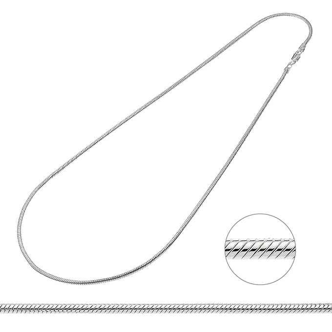 Schlangenkette 2,3mm 50cm (1Stk)