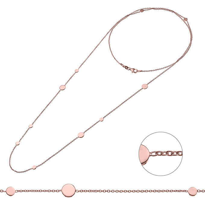 Sterling Silver Pink Gold 1 MICRON