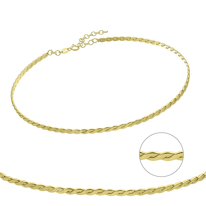 Sterling Silver Yellow Gold 1 MICRON