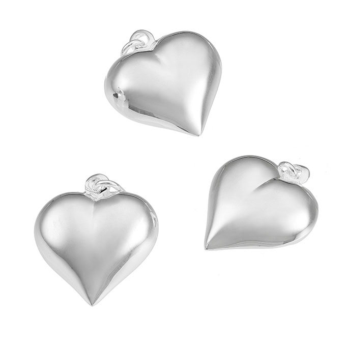 Sterling Silver White Rhodium