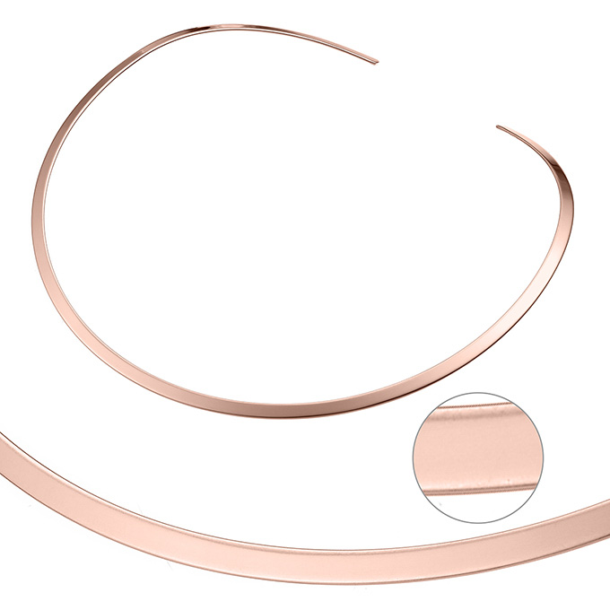 Sterling Silver Pink Gold 1 MICRON