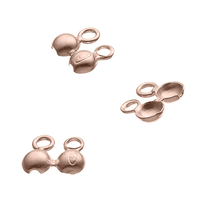 Sterling Silver Pink Gold 1 MICRON