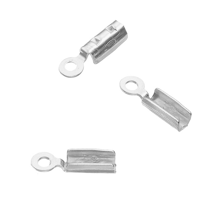 Embouts à écraser 1mm 1 anneau (env. 50pcs)