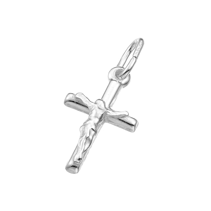 Crucifix 20x12mm with oval ring (5pcs)