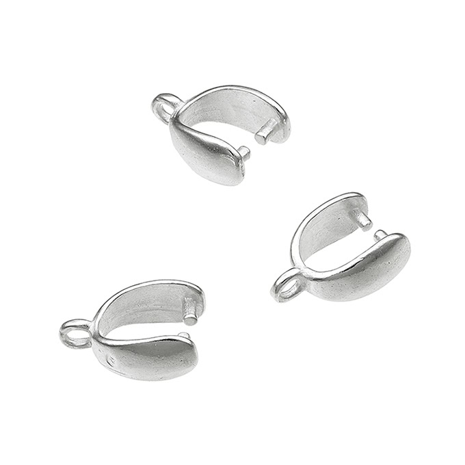 Sterling Silver White Rhodium