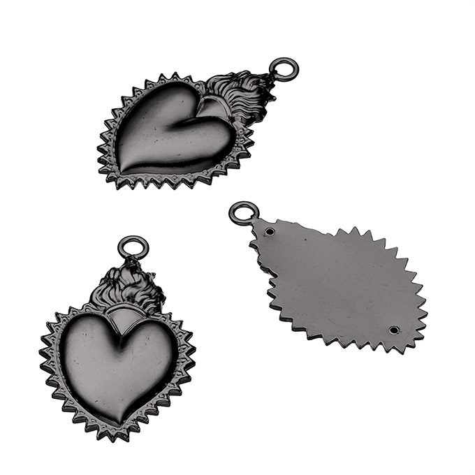 Sterling Silver Black Rhodium