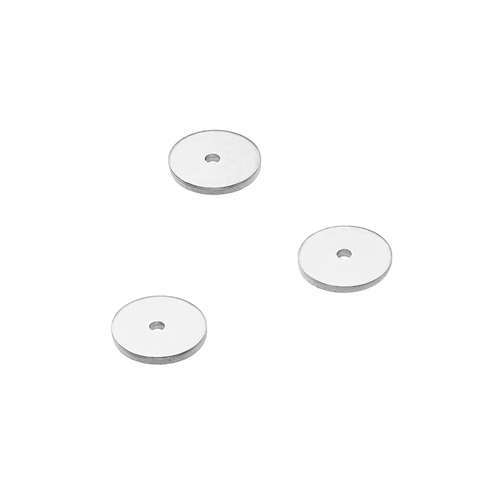 Disques rondelles 8mm trou 1,7mm (env. 20pcs)