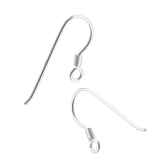 Spiral hooks earring supports (approx. 20pairs)