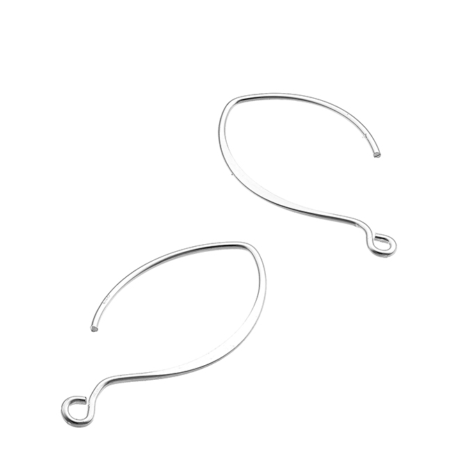 Crochets d’oreilles arabesque 30mm (env. 10 paires)