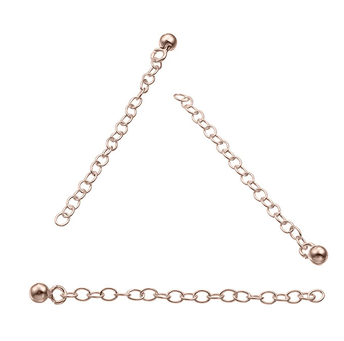 Sterling Silver Pink Gold 1 MICRON