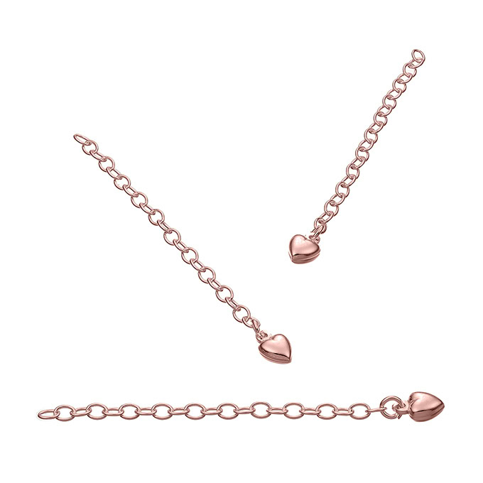 Sterling Silver Pink Gold 1 MICRON