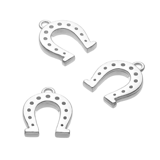 Anhänger Hufeisen mit Ring (2Stk)