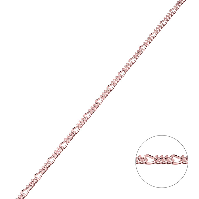 Sterling Silver Pink Gold 1 MICRON