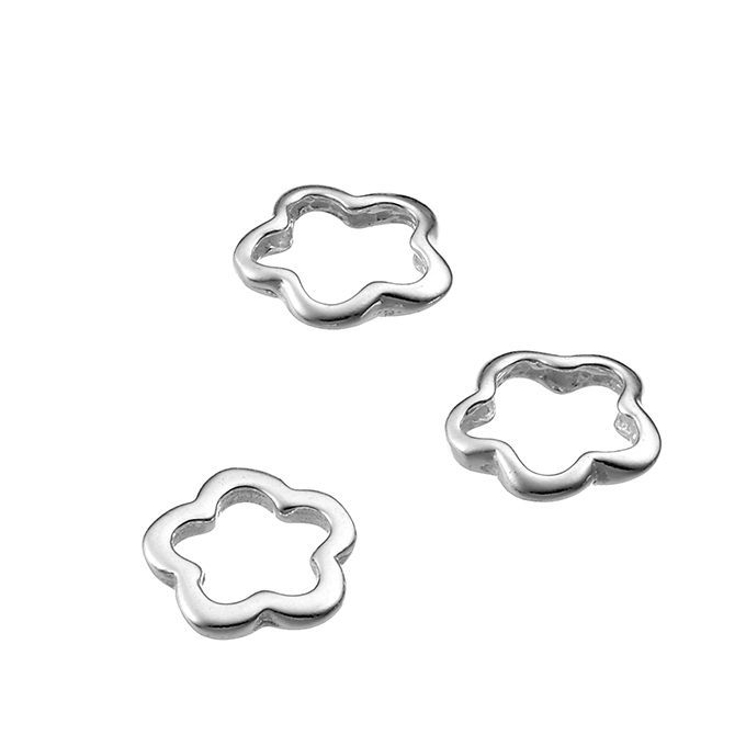 Sterling Silver White Rhodium